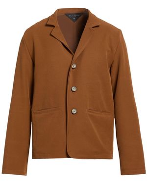 Takeshy Kurosawa Blazer Polyester, Elastane - Brown