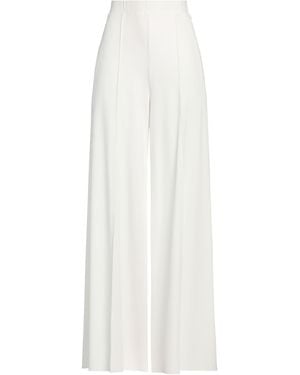 Pierantonio Gaspari Trousers Viscose, Polyamide, Elastane - White
