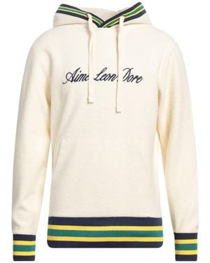 Aimé Leon Dore Cream Sweatshirt Cotton, Polyester - Natural