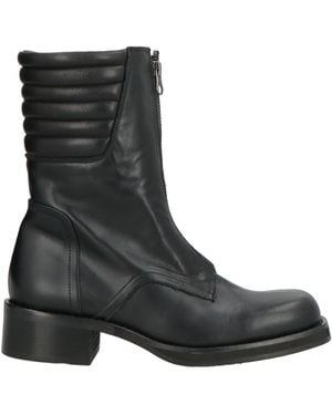 Ras Ankle Boots Leather - Black