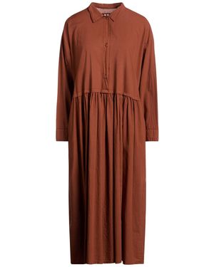 Labo.art Midi Dress Cotton - Brown