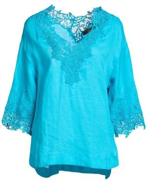 Ermanno Scervino Life Top Linen - Blue