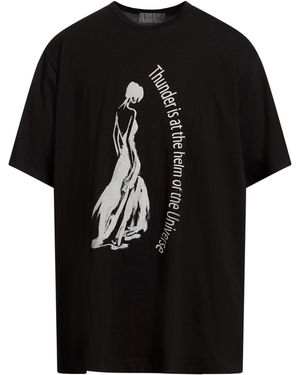 Yohji Yamamoto T-Shirt Cotton - Black