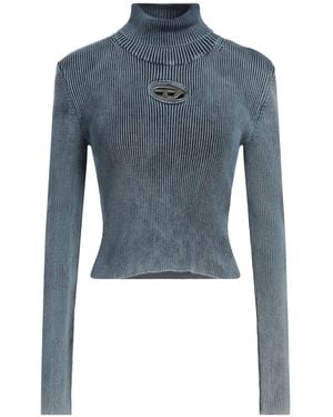 DIESEL Slate Turtleneck Cotton - Blue