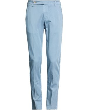 Entre Amis Pants Cotton, Silk, Elastane - Blue
