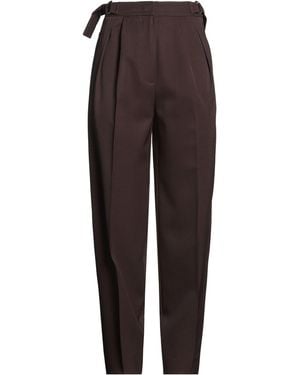 Drumohr Dark Pants Virgin Wool - Brown