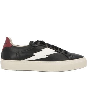 Stokton Trainers Leather - Black
