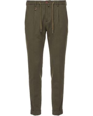 Barbati Pants Viscose, Polyamide, Elastane - Green