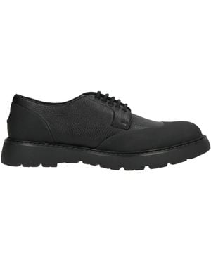 Doucal's Lace-Up Shoes Leather, Synthetic Material - Black