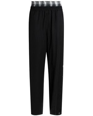 Isabel Benenato Pants Virgin Wool - Black