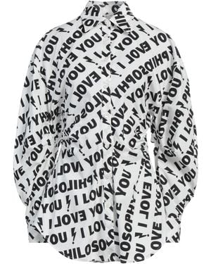 Philosophy Di Lorenzo Serafini Shirt Cotton - White