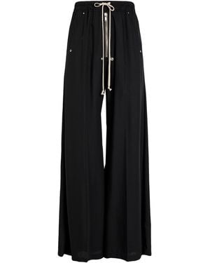 Rick Owens Trousers Virgin Wool - Black