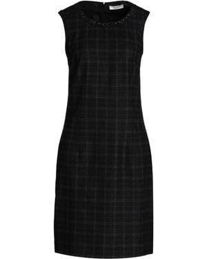 Peserico Midi Dress Polyester, Viscose, Elastane - Black