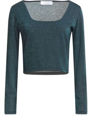 Kaos Deep Top Polyester, Viscose, Polyamide, Metallic Polyester, Elastane - Blue