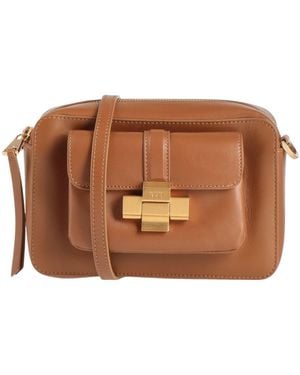 N°21 Cross-Body Bag Leather - Brown