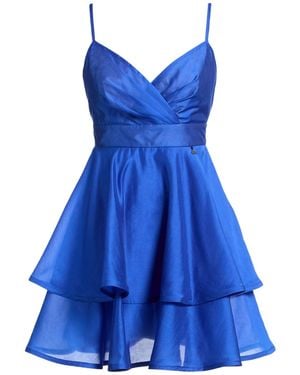 DIVEDIVINE Mini Dress Viscose, Polyester - Blue