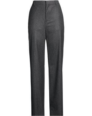 Celine Charcoal Pants Wool, Cashmere - Gray