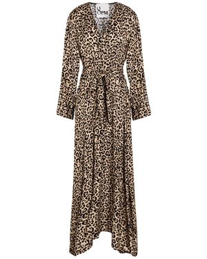 8pm Maxi Dress Viscose - Natural