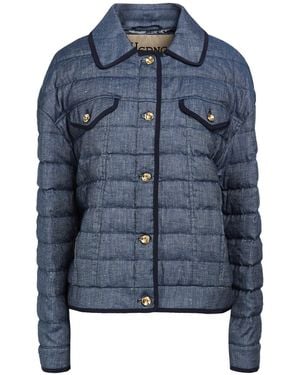 Herno Plumífero Y Acolchado - Azul