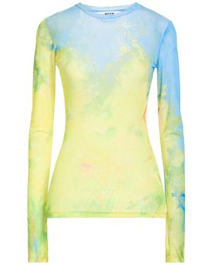 MSGM Top Polyester, Elastane - Yellow