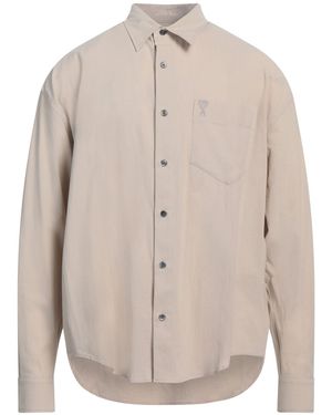 Ami Paris Shirt Cotton - Natural