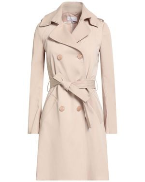 Patrizia Pepe Overcoat & Trench Coat - Natural