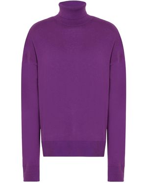 8 by YOOX Turtleneck - Purple