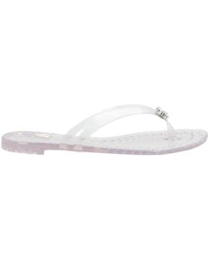 Casadei Thong Sandal Rubber - White