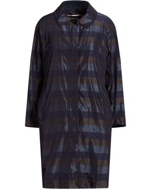 Moorer Overcoat & Trench Coat - Blue