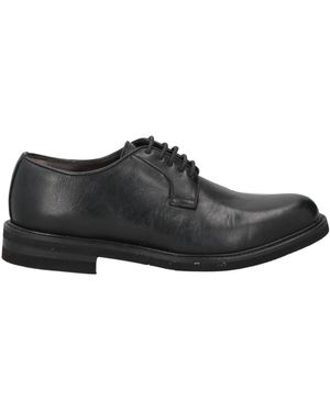 Barba Napoli Lace-Up Shoes - Black