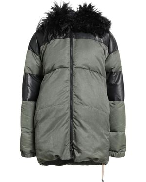 Giorgio Brato Military Puffer Cotton, Nylon, Leather - Gray