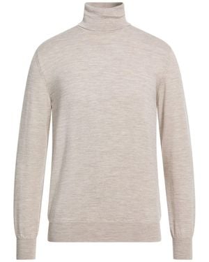 Luigi Borrelli Napoli Turtleneck Virgin Wool - White