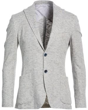 Barbati Blazer Cotton, Viscose, Polyester, Linen, Elastane - Gray