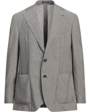 Sartoria Latorre Khaki Blazer Virgin Wool - Grey