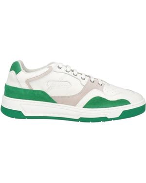 Les Deux Trainers Leather, Textile Fibres - Green