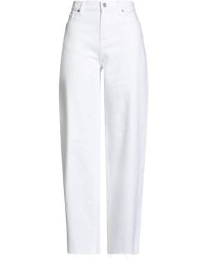 7 For All Mankind Jeans Cotton, Elastane - White