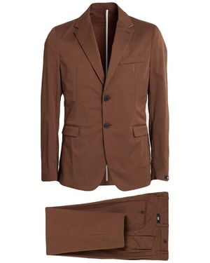 Alpha Studio Suit Cotton, Polyamide, Elastane - Brown