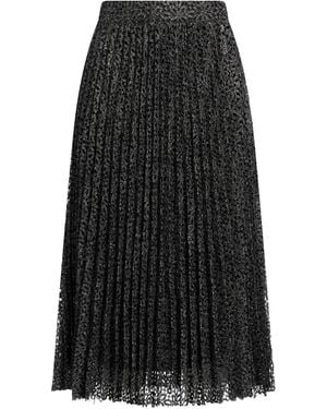 Ba&sh Midi Skirt Polyester, Metallic Fiber - Black