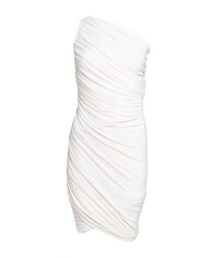 Norma Kamali Vestido Midi - Blanco