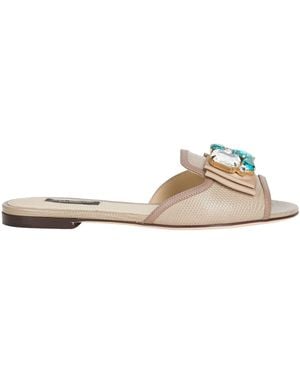 Dolce & Gabbana Sandals Leather - Green