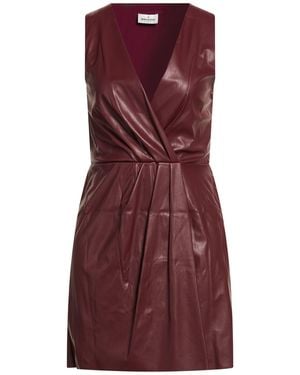 Rebel Queen Mini Dress Polyester, Polyurethane Resin - Purple