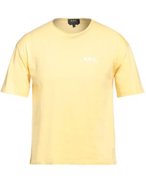 A.P.C. T-shirts - Gelb