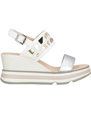 Keys Sandals Synthetic Material - White