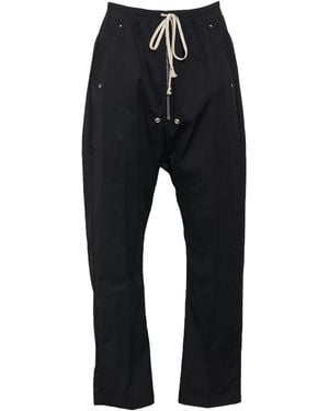 Rick Owens Pants Cotton, Elastane - Blue