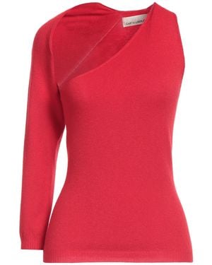 CARTA LIBERA Top Viscose, Polyester, Polyamide - Red