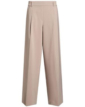 D.exterior Khaki Pants Polyester, Elastane - Natural