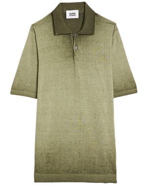 Alpha Studio Polo Shirt Cotton - Green