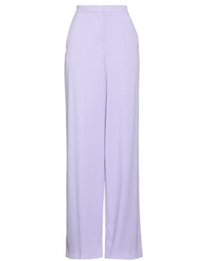Pinko Trousers Polyester, Elastane - Purple