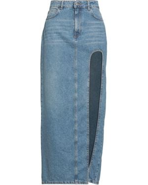 ViCOLO Denim Couture Denim Skirt Cotton - Blue