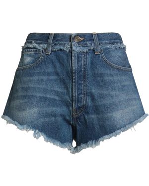 Alanui Denim Shorts - Blue
